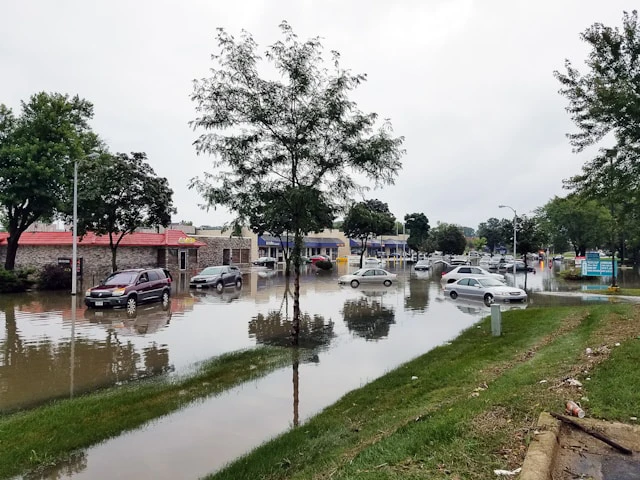 water flood city